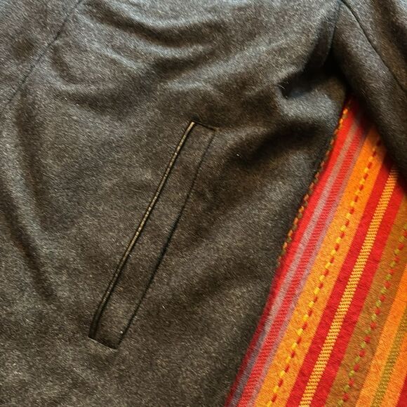 Cole Haan Stand Collar Wool Jacket Medium - Picture 2 of 8